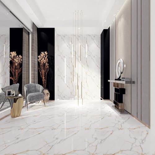 living room floor tiles latest design (NP6060-049SW)