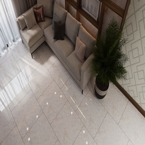 living room hall floor tiles design  (NP6060-082OR)