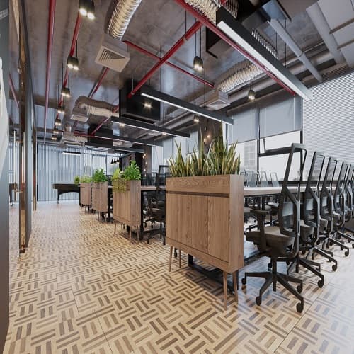 office meeting room floor tiles (GP6060-061AS Floor)