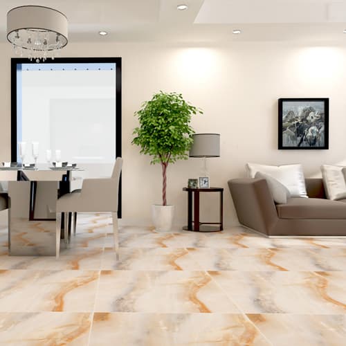 floor tiles design for small living room (SG6060-004BR)