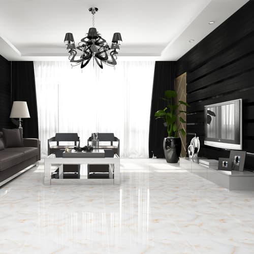 white floor tiles for living room (NP6060-008BR)