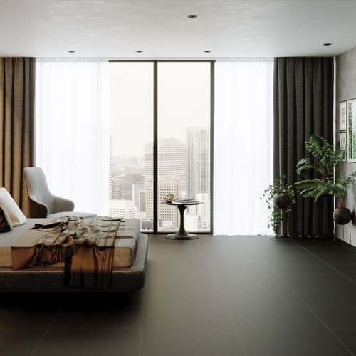 floor tiles bedroom (GP6060-026BK Floor)